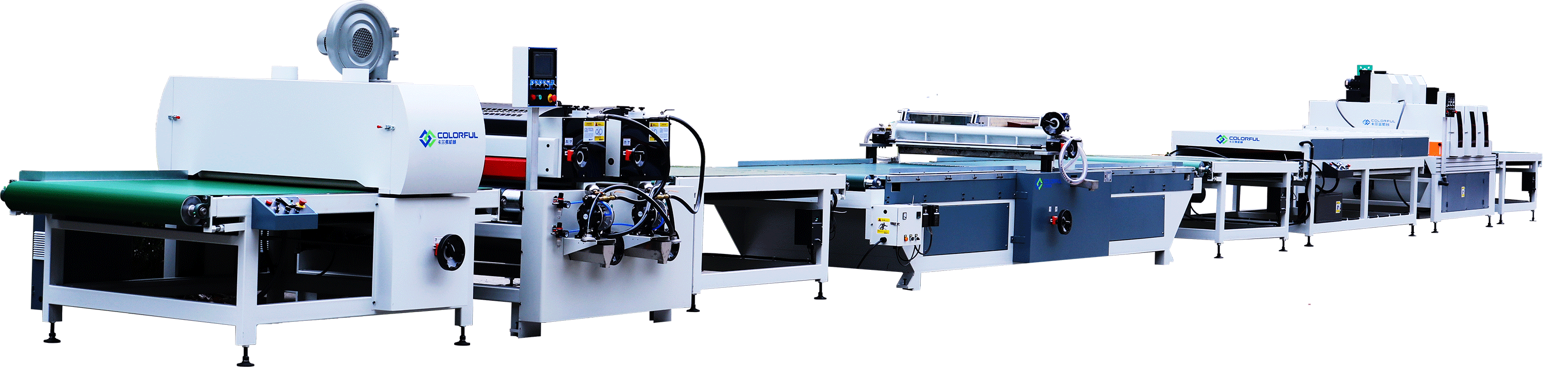 UV淋涂生产线-透明底