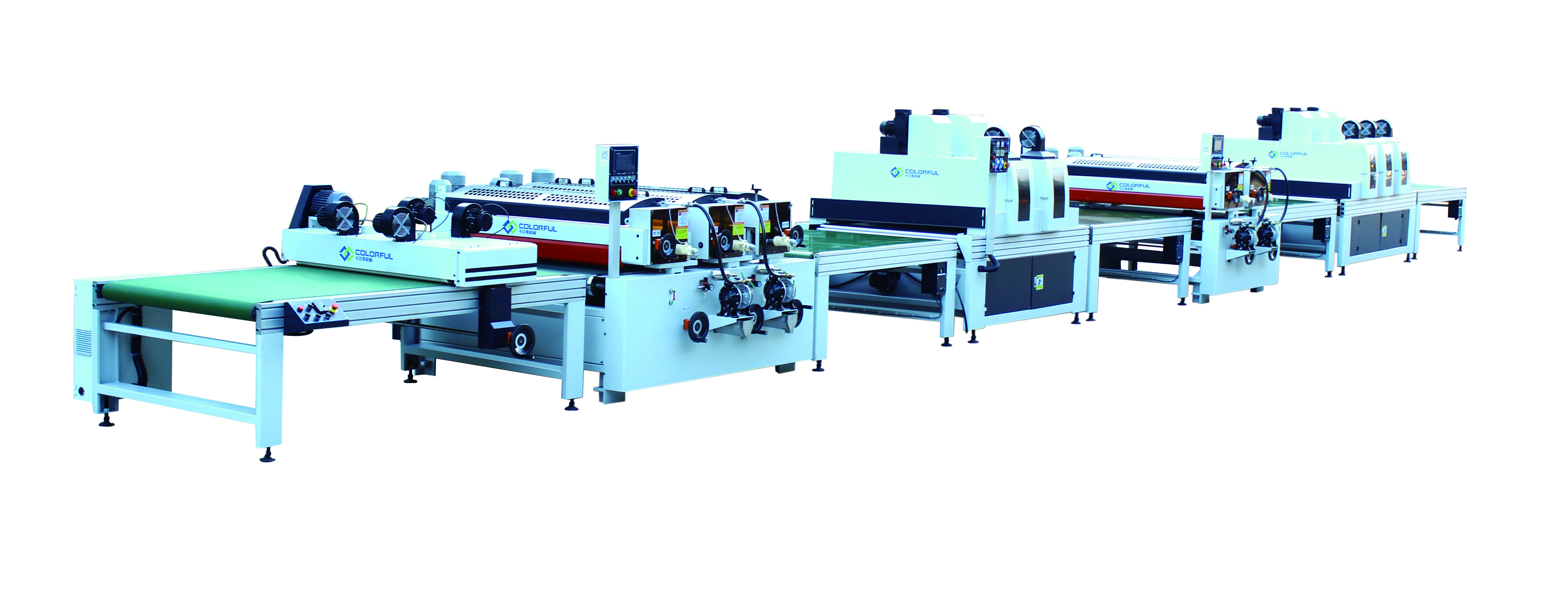 多功能家装UV滚涂线半条生产线